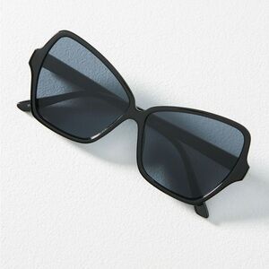 Anthropologie angular black sunglasses NEW